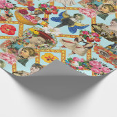 Cadeau Papier d'enveloppement de carreaux antiques (Coin)