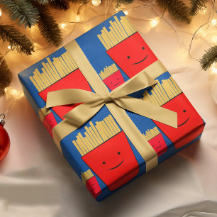 Cadeau Papier d'enveloppement de cartons Fries