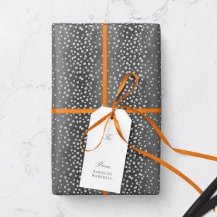 Cadeau Papier d'enveloppement de cerfs gris de charbon