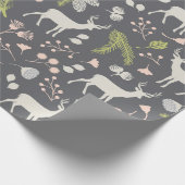 Cadeau Papier d'enveloppement de cerfs rustiques (Coin)