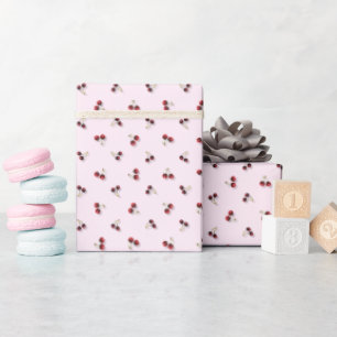 Cadeau Papier d'enveloppement de cerises