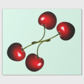 Cadeau Papier d'enveloppement de cerises sucrées - Choisi (Plat)