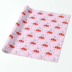 Cadeau Papier d'enveloppement de cerisier