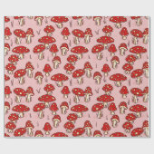 Cadeau Papier d'enveloppement de champignons (Plat)