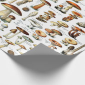 Cadeau Papier d'enveloppement de champignons botaniques v (Coin)