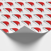 Cadeau Papier d'enveloppement de chapeau de Noël Joyeux (Coin)