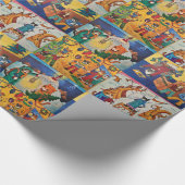 Cadeau Papier d'enveloppement de chats 1 (Coin)