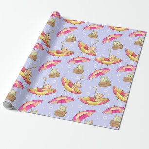 Cadeau Papier d'enveloppement de chats adorables