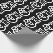 Cadeau Papier d'enveloppement de chats celtiques à noeud (Coin)