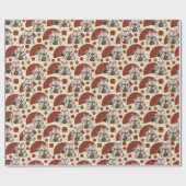 Cadeau Papier d'enveloppement de chats chinois à fort pot (Plat)