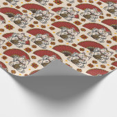 Cadeau Papier d'enveloppement de chats chinois à fort pot (Coin)