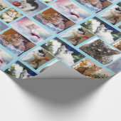Cadeau Papier d'enveloppement de chats de Noël (Coin)