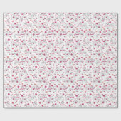 Cadeau Papier d'enveloppement de chats Heureuses Saintes- (Plat)