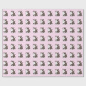 Cadeau Papier d'enveloppement de chats mignon (Plat)