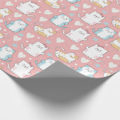 Cadeau Papier d'enveloppement de chats mignons (Coin)