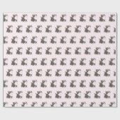 Cadeau Papier d'enveloppement de chats pour bébés mignonn (Plat)