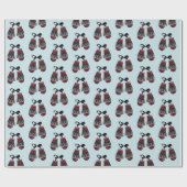 Cadeau Papier d'enveloppement de chaux Mittens (Plat)