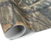 Cadeau Papier d'enveloppement de chêne (Coin rond)