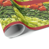 Cadeau Papier d'enveloppement de cheppers (Coin rond)