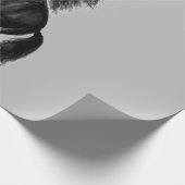 Cadeau Papier d'enveloppement de cheval noir avec texte p (Coin)