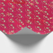 Cadeau Papier d'enveloppement de Cheval Rocking de Noël (Coin)