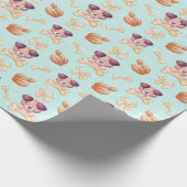 Cadeau Papier d'enveloppement de chiens mignons (Coin)
