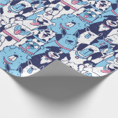 Cadeau Papier d'enveloppement de chiens mignons (Coin)