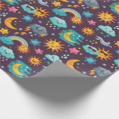 Cadeau Papier d'enveloppement de ciel (Coin)