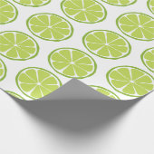 Cadeau Papier d'enveloppement de citron vert (Coin)