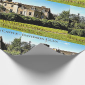 Cadeau Papier d'enveloppement de clan Davidson du château (Coin)