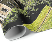 Cadeau Papier d'enveloppement de clan Davidson du château (Coin rond)