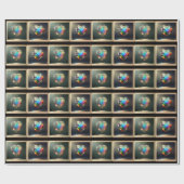 Cadeau Papier d'enveloppement de coeur de cristal (Plat)