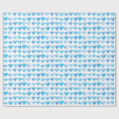 Cadeau Papier d'enveloppement de coeur de Saint-Valentin  (Plat)