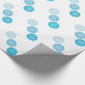 Cadeau Papier d'enveloppement de conception bleue (Coin)