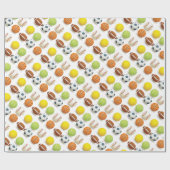 Cadeau Papier d'enveloppement de conception de boules de  (Plat)