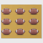 Cadeau Papier d'enveloppement de conception de football (Plat)