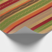 Cadeau Papier d'enveloppement de conception des bandes de (Coin)