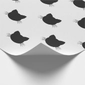 Cadeau Papier d'enveloppement de conception noire pour ch (Coin)