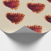 Cadeau Papier d'enveloppement de cônes de pin (Coin)