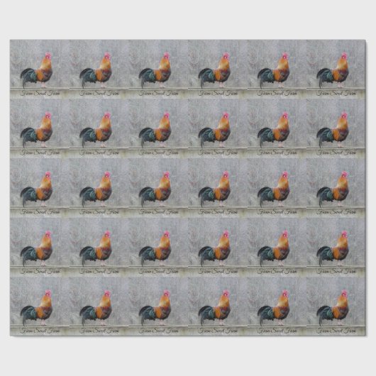 Cadeau Papier d'enveloppement de coq (Couture)