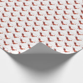 Cadeau Papier d'enveloppement de coq rouge (Coin)