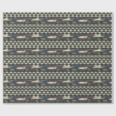 Cadeau Papier d'enveloppement de corvette (Plat)