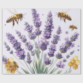 Cadeau Papier d'enveloppement de couleur d'aquarelle flor (Plat)