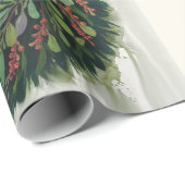 Cadeau Papier d'enveloppement de couronne (Coin rond)