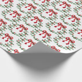 Cadeau Papier d'enveloppement de courroies vers le haut e (Coin)