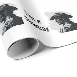Cadeau Papier d'enveloppement de cowboy occidental Cade