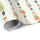 Cadeau Papier d'enveloppement de craquelure d'aquarelle (Coin rond)