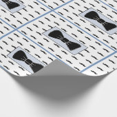 Cadeau Papier d'enveloppement de Cravate de Moustache Ble (Coin)