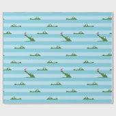 Cadeau Papier d'enveloppement de crocodile (Plat)