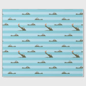 Cadeau Papier d'enveloppement de crocodile (Plat)